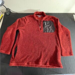 Hi-Tec Red Zip Up Sweater for Men